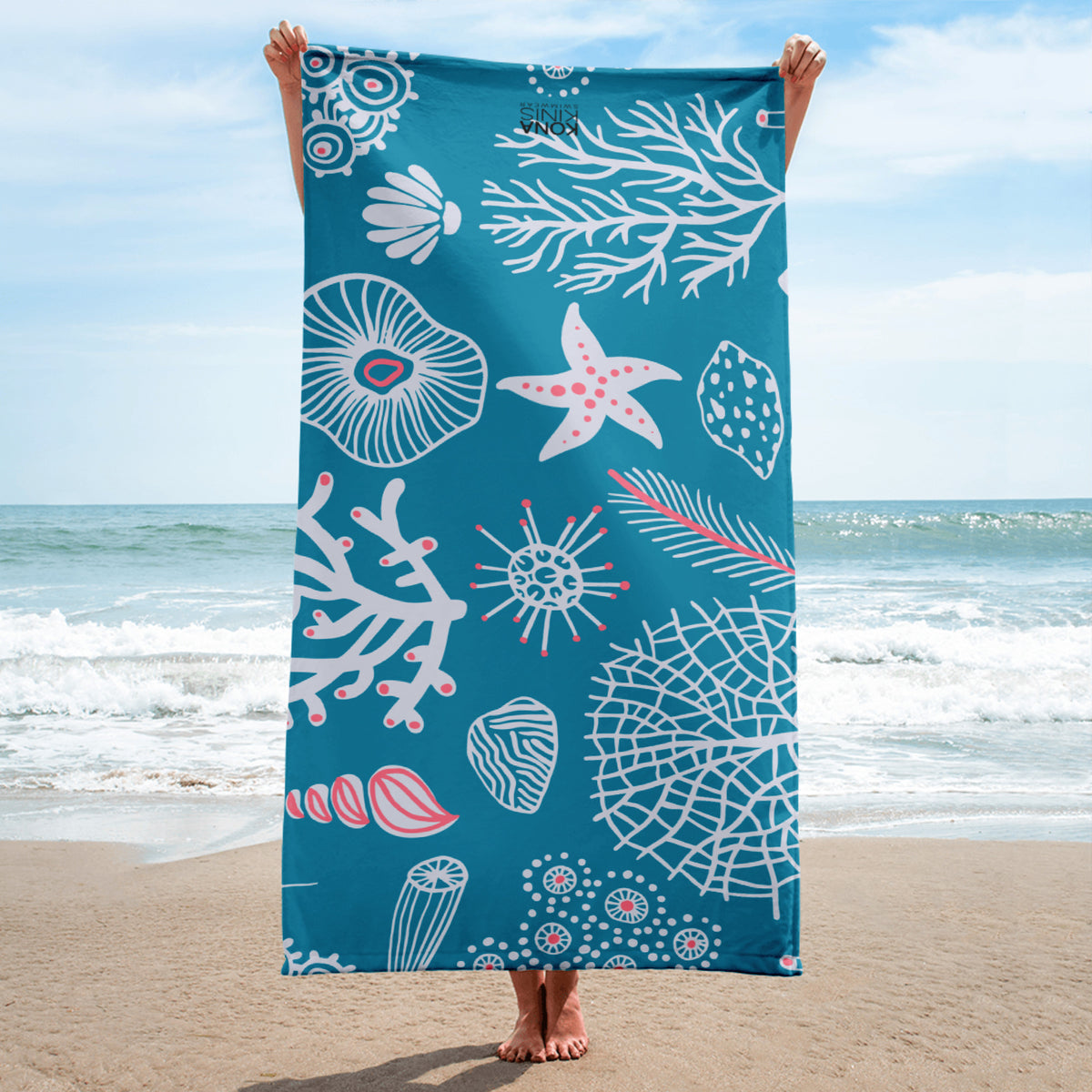 Kona Kinis Under The Sea Beach Towel