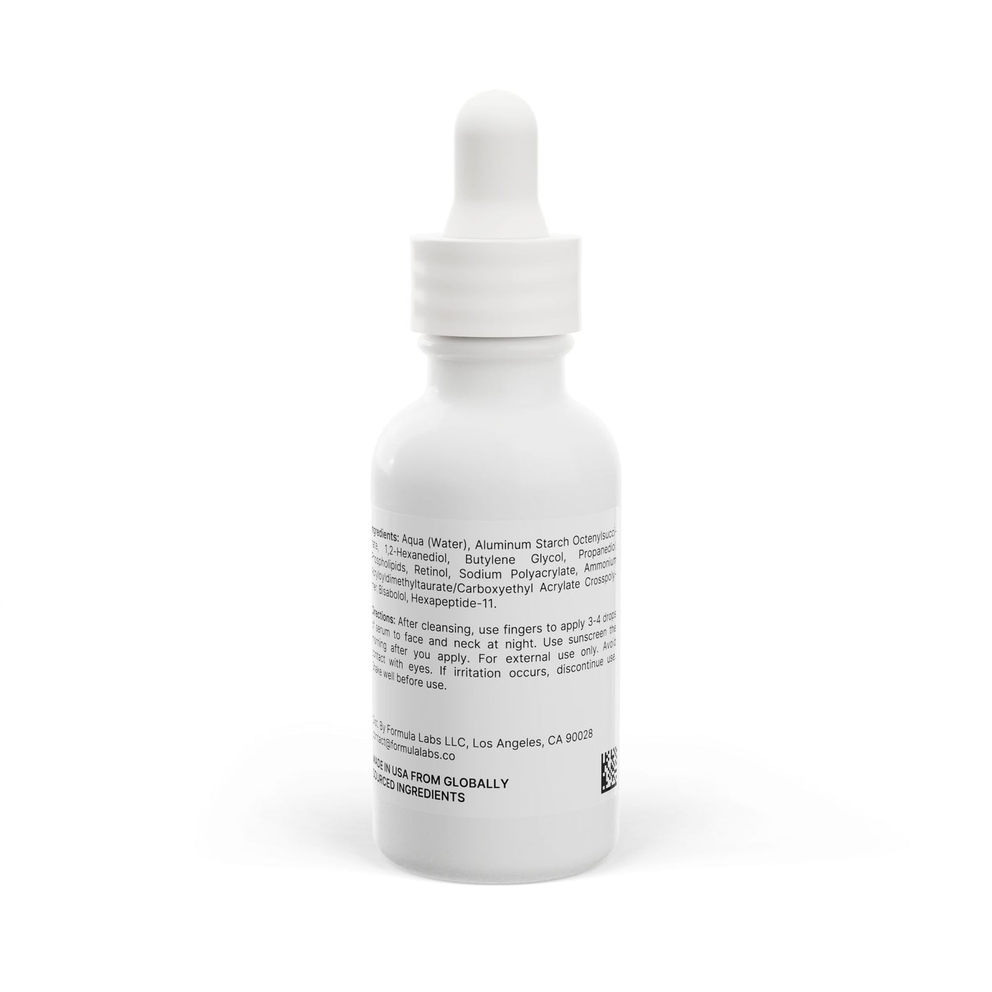 Retinol and Peptide Face Serum 1oz.